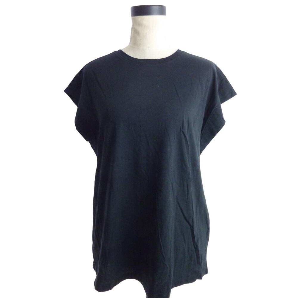 NWT Everlane Air Muscle Tank Black Tee Shirt Size M
